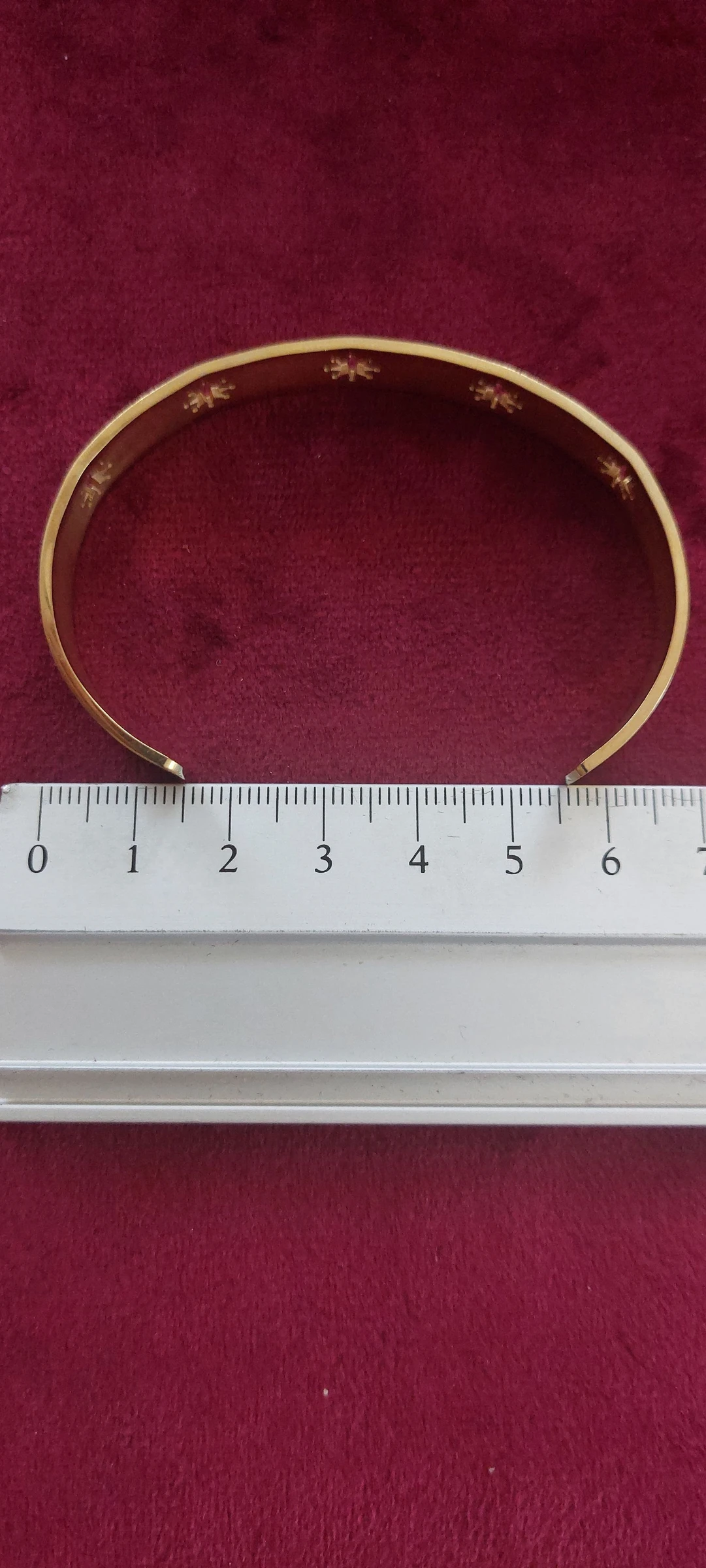 ✨ Gouden armband met ster-/zonpatroon ✨ – photo 6